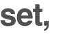 set, 