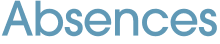 Absences