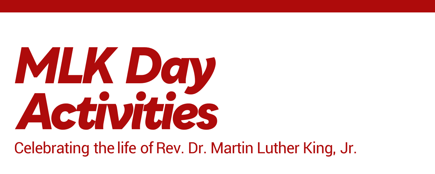 MLK Day Activities