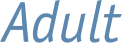 Adult 