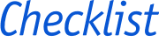 Checklist