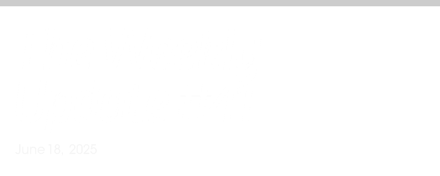 The Weekly Update #41