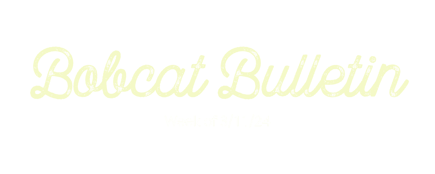 Bobcat Bulletin