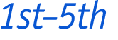 1st–5th 