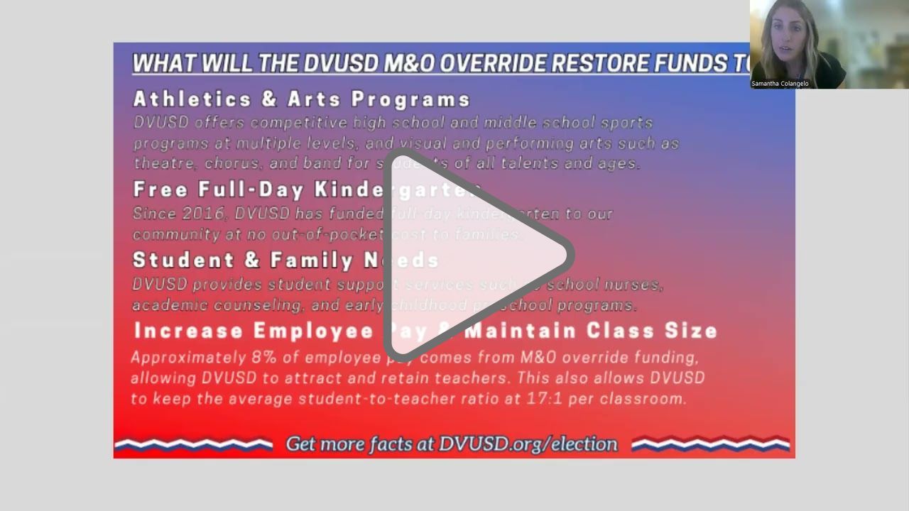 Click to play: 2025 DVUSD Override