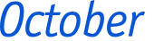 October 