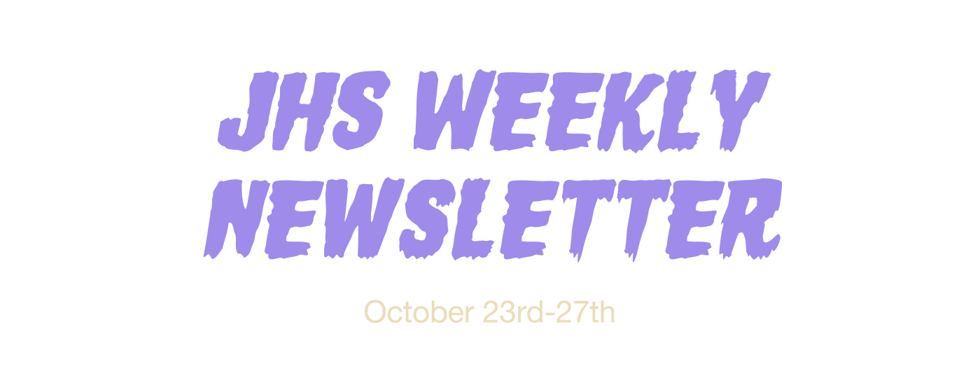 JHS Weekly Newsletter