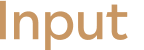 Input 