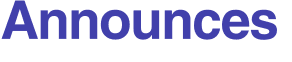 Announces 