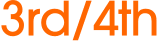 3rd/4th