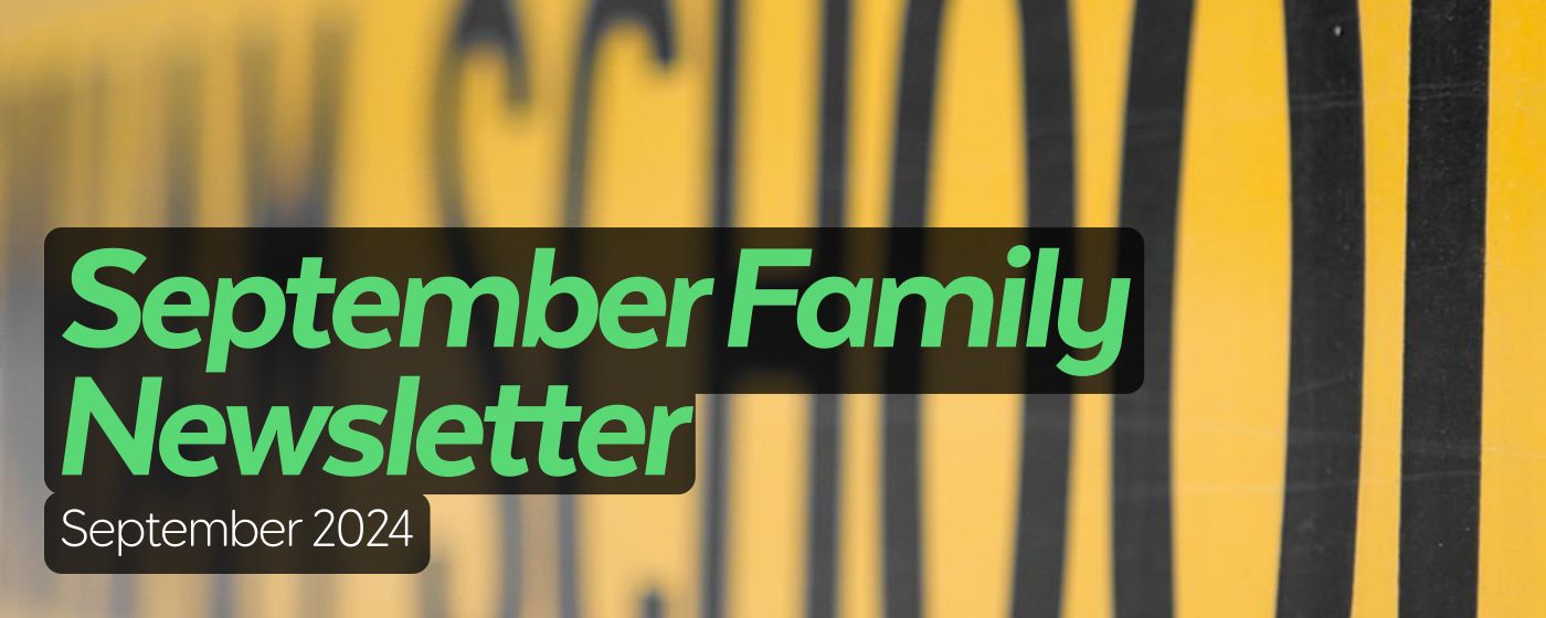 September Family Newsletter