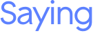 Saying 