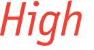 High 