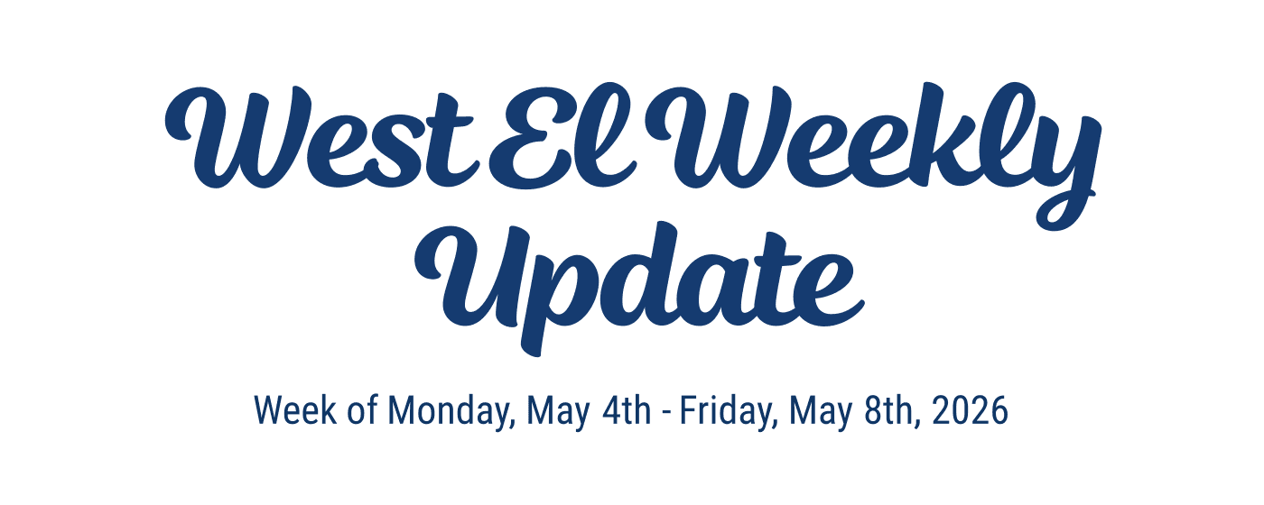 West El Weekly Update