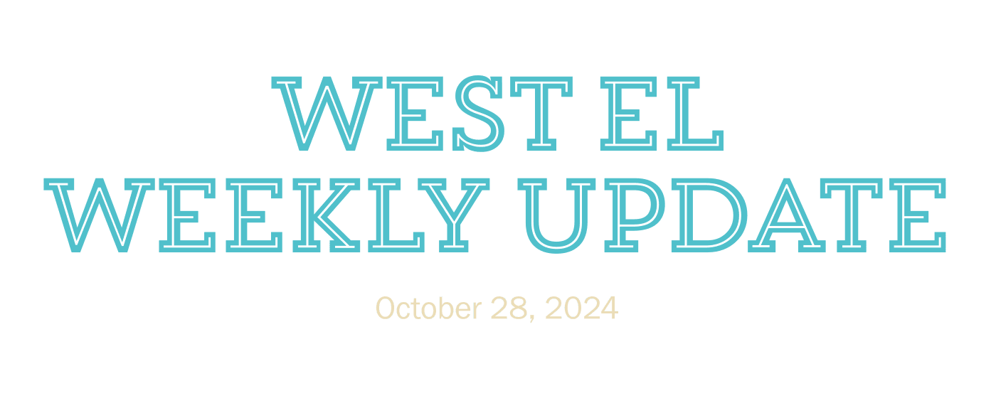 West EL Weekly Update