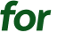 for 