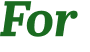 For 
