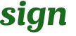 sign 
