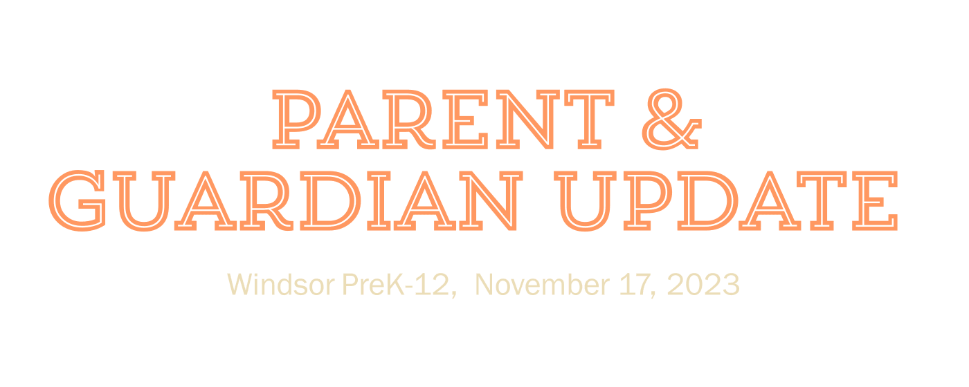 Parent & Guardian Update 