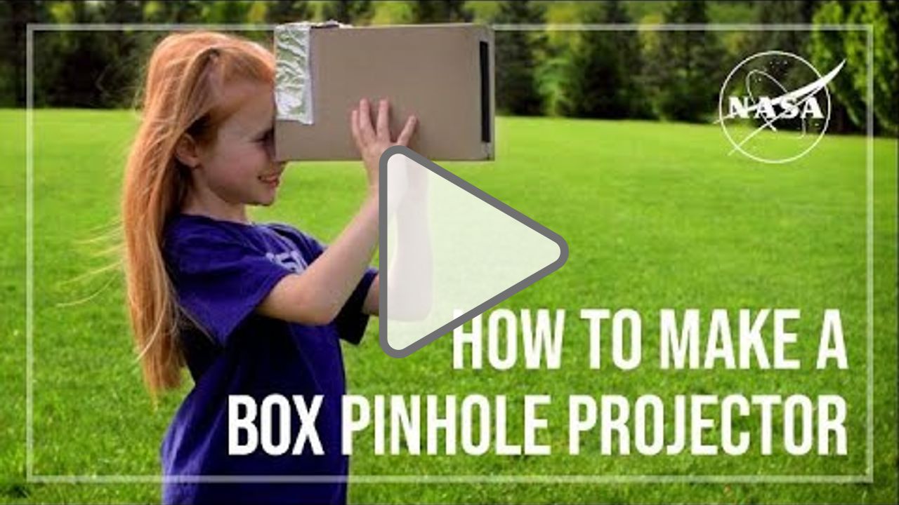 Click to play: How to Make a Box Pinhole Projector