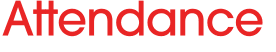 Attendance 