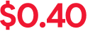 $0.40 