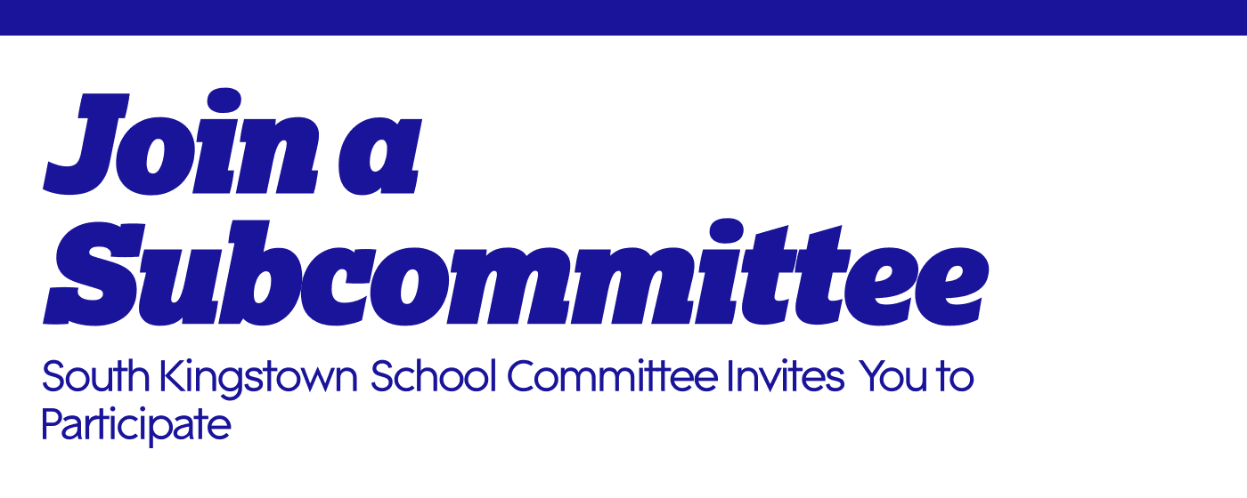Join a Subcommittee