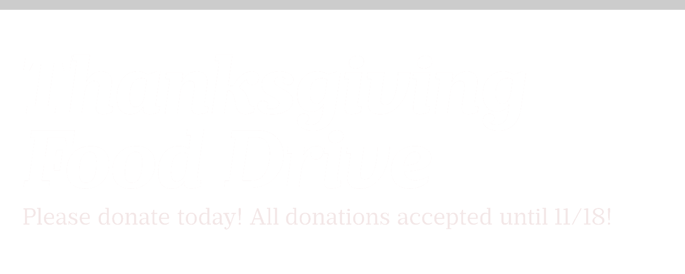 Thanksgiving Food Drive