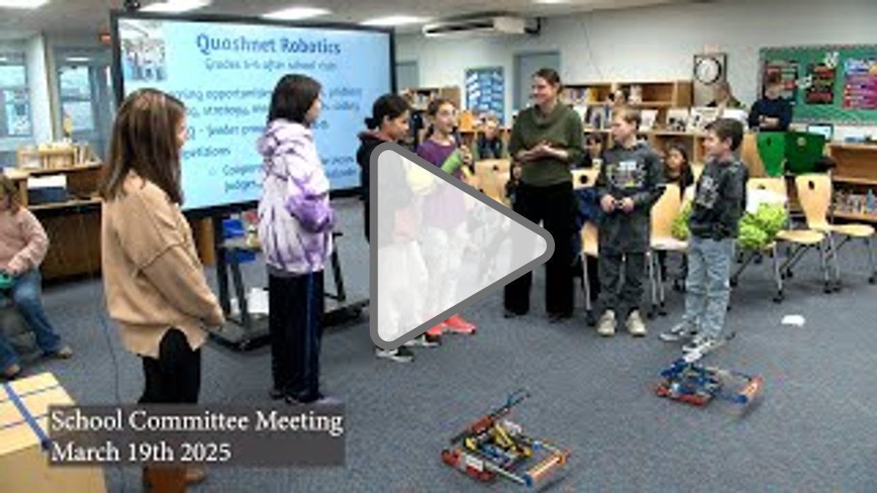 Click to play: School Committee Meeting 3-19-25