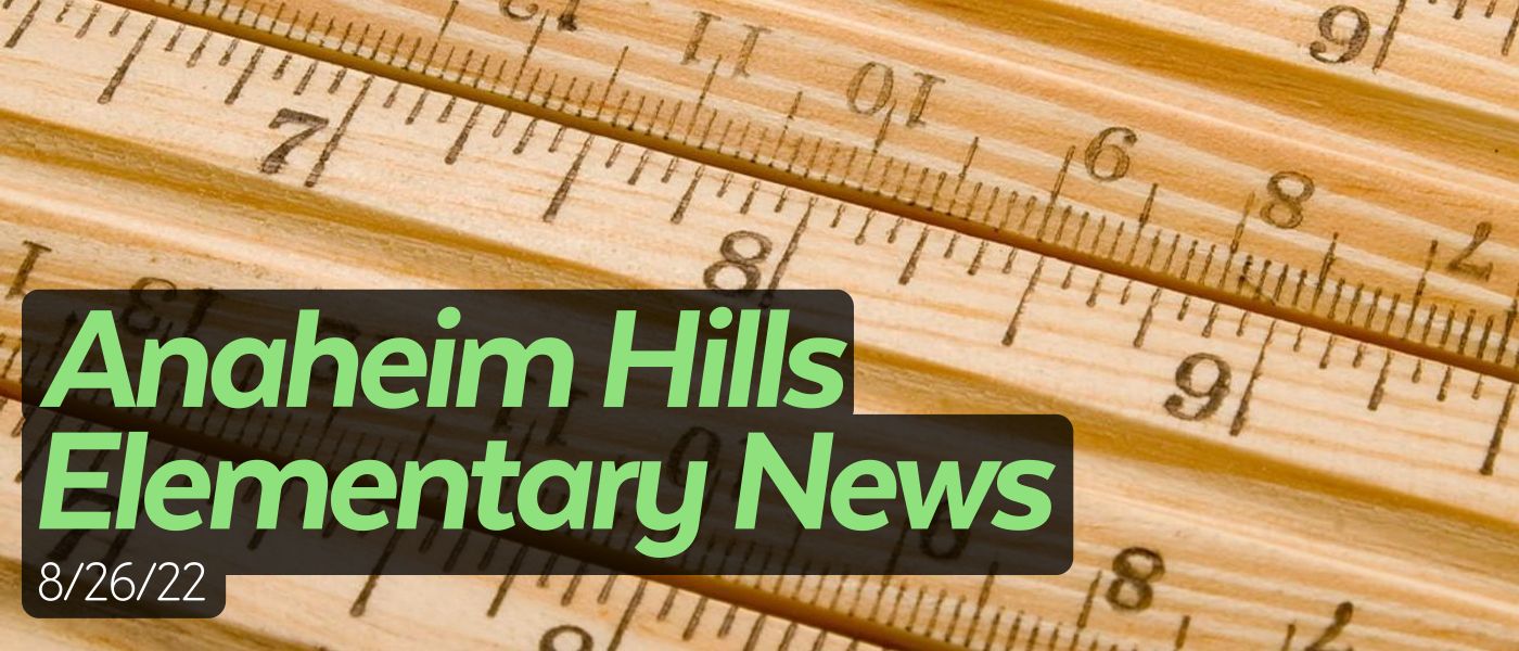 Anaheim Hills Elementary News