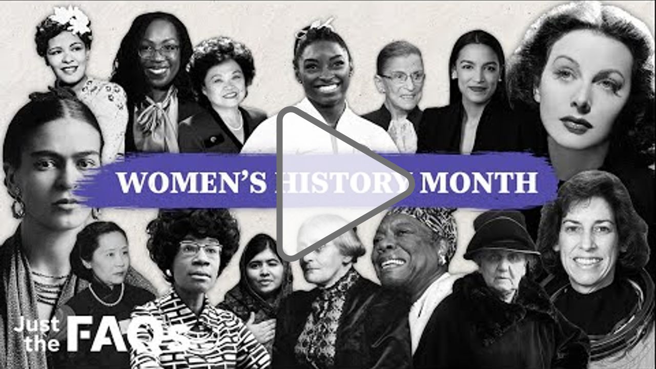 Click to play: Women's History Month: How it was born and why it's observed in March | JUST THE FAQS