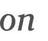 on 