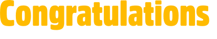 Congratulations 