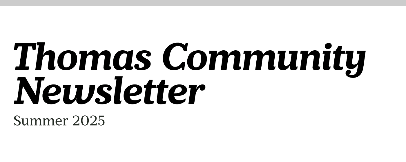 Thomas Community Newsletter 