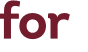 for  