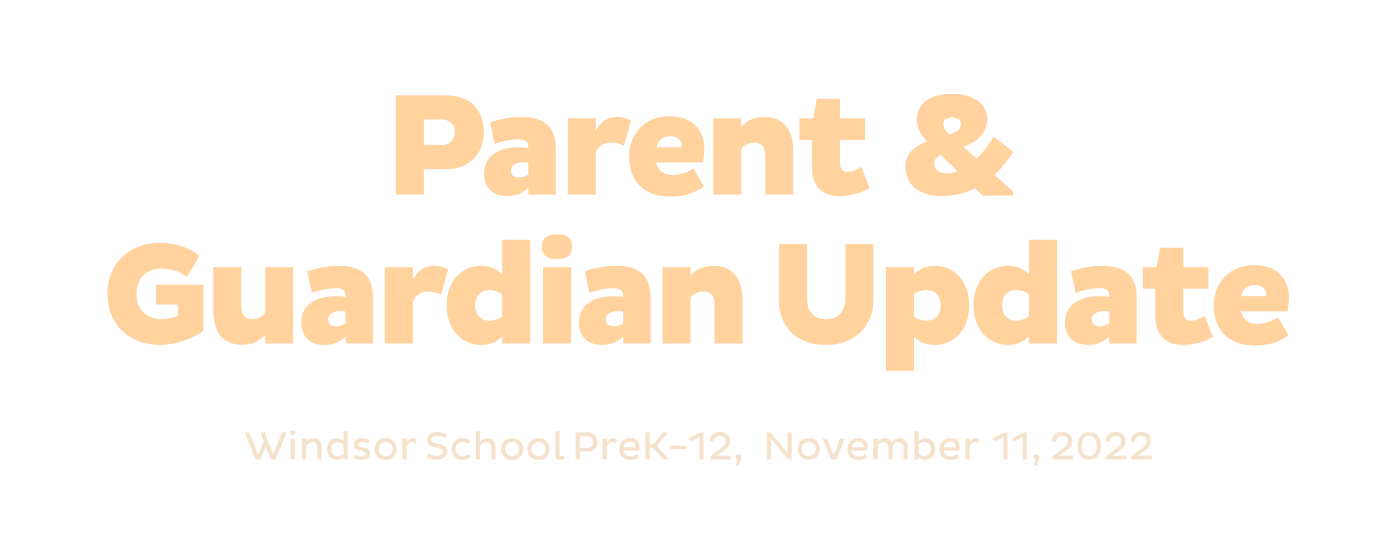 Parent & Guardian Update