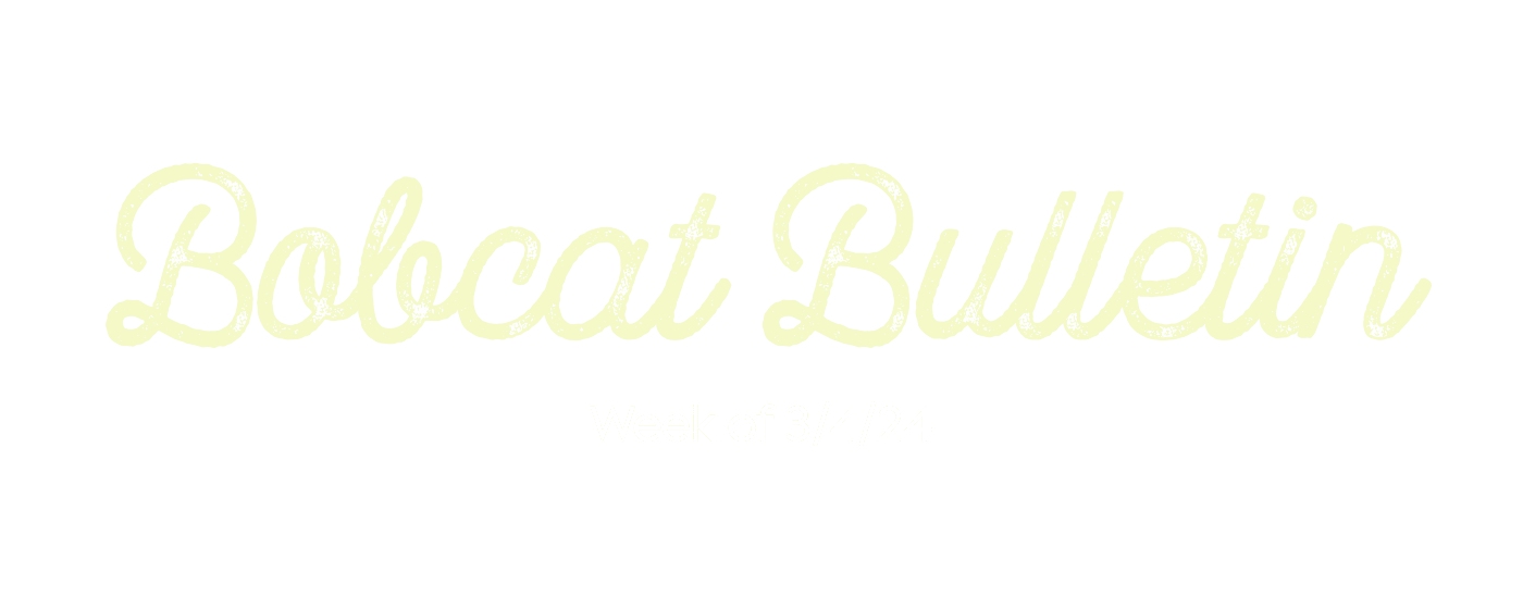 Bobcat Bulletin