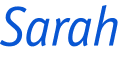 Sarah 