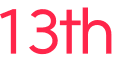 13th 