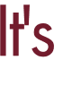 It's 