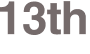 13th