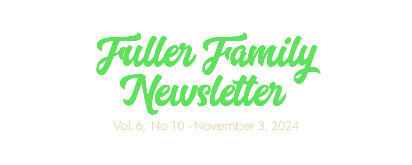 Fuller Family Newsletter 