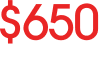 $650 