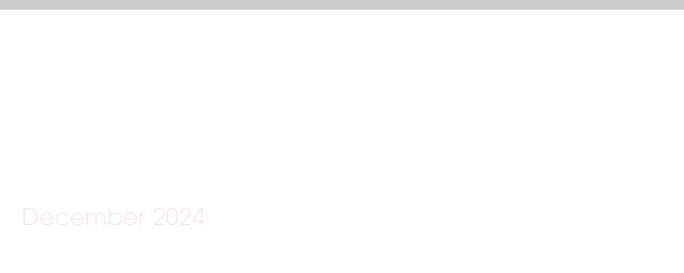 December Family Newsletter