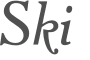 Ski 