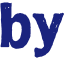by 