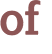 of 