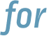 for 