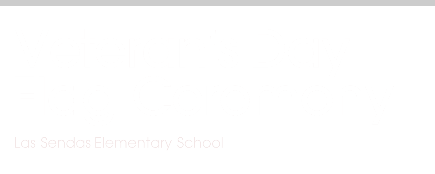Veteran's Day Flag Ceremony