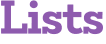 Lists